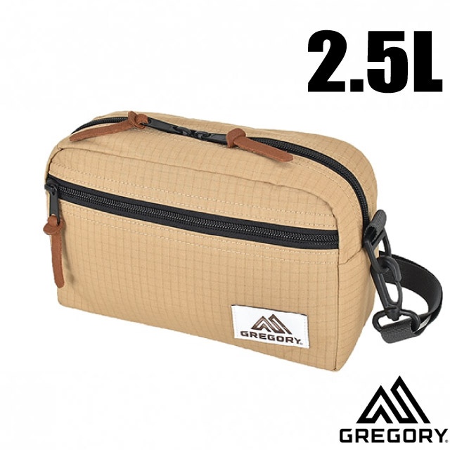 【美國 GREGORY】PAD SHOULDER POUCH 2.5L 可調式側背包(M)/65380-A045 米黃✿30E010